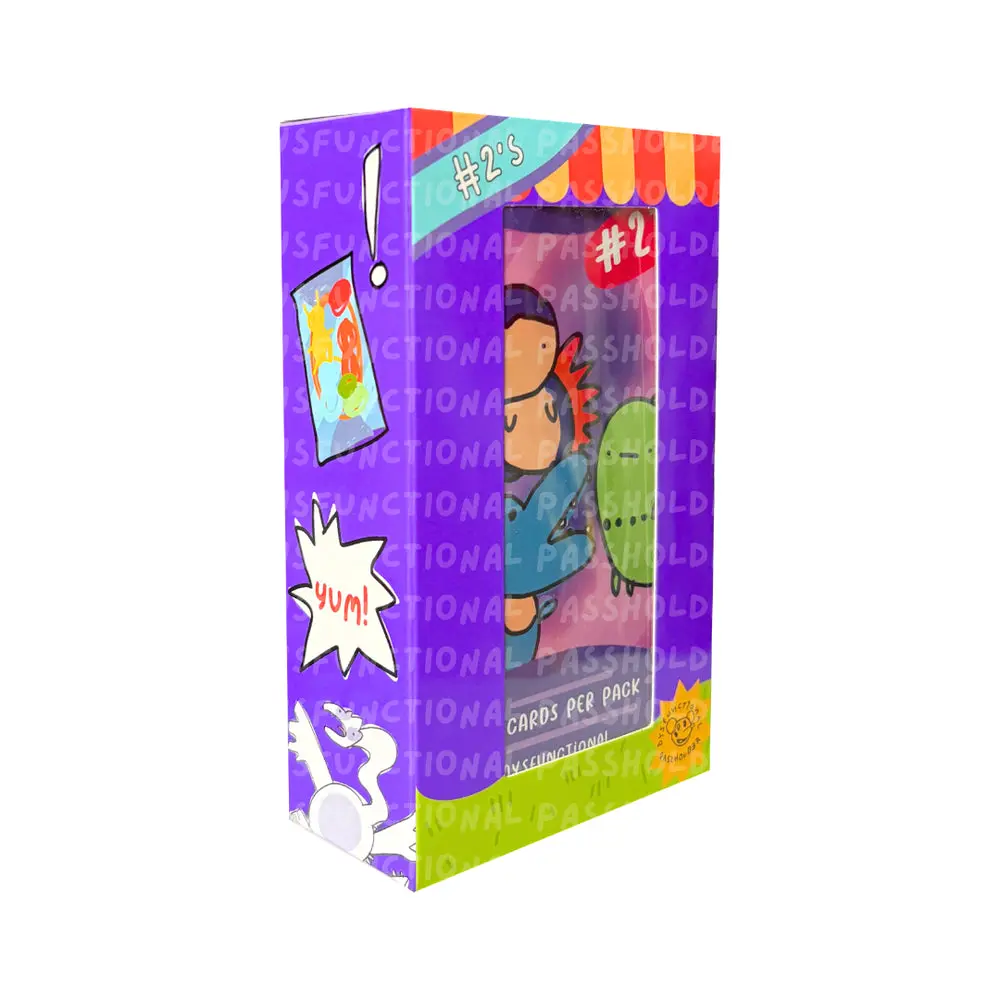 Dysfunctional Passholder Pokenots #2 Fundle Bundle Box for Card Collectors - 8 Non-Sports Trading Card Booster Packs, 100% Authenticity Guaranteed, Trading Cards
