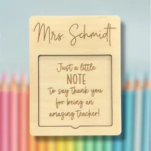 Personalized Sticky Note Holder | Teacher appreciation gift | note holder | teacher appreciation week | teacher gift