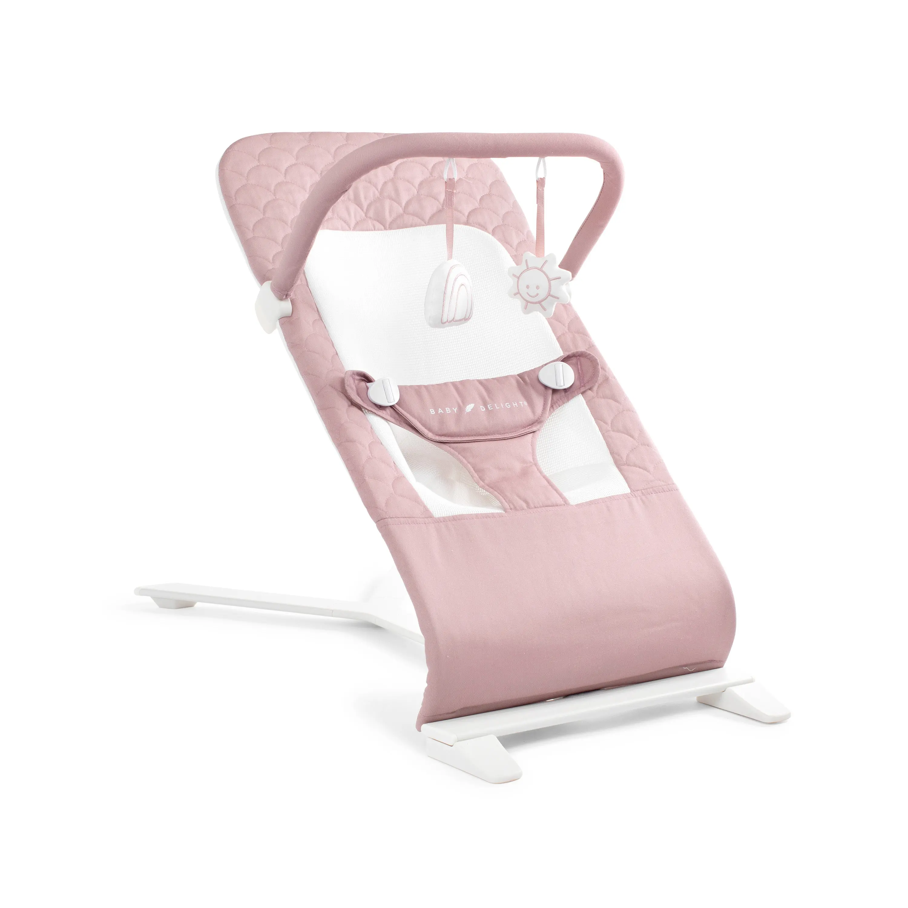 Alpine Organic Deluxe Portable Bouncer - Organic Rose Alpine Organic Deluxe Portable Bouncer - Organic Rose
