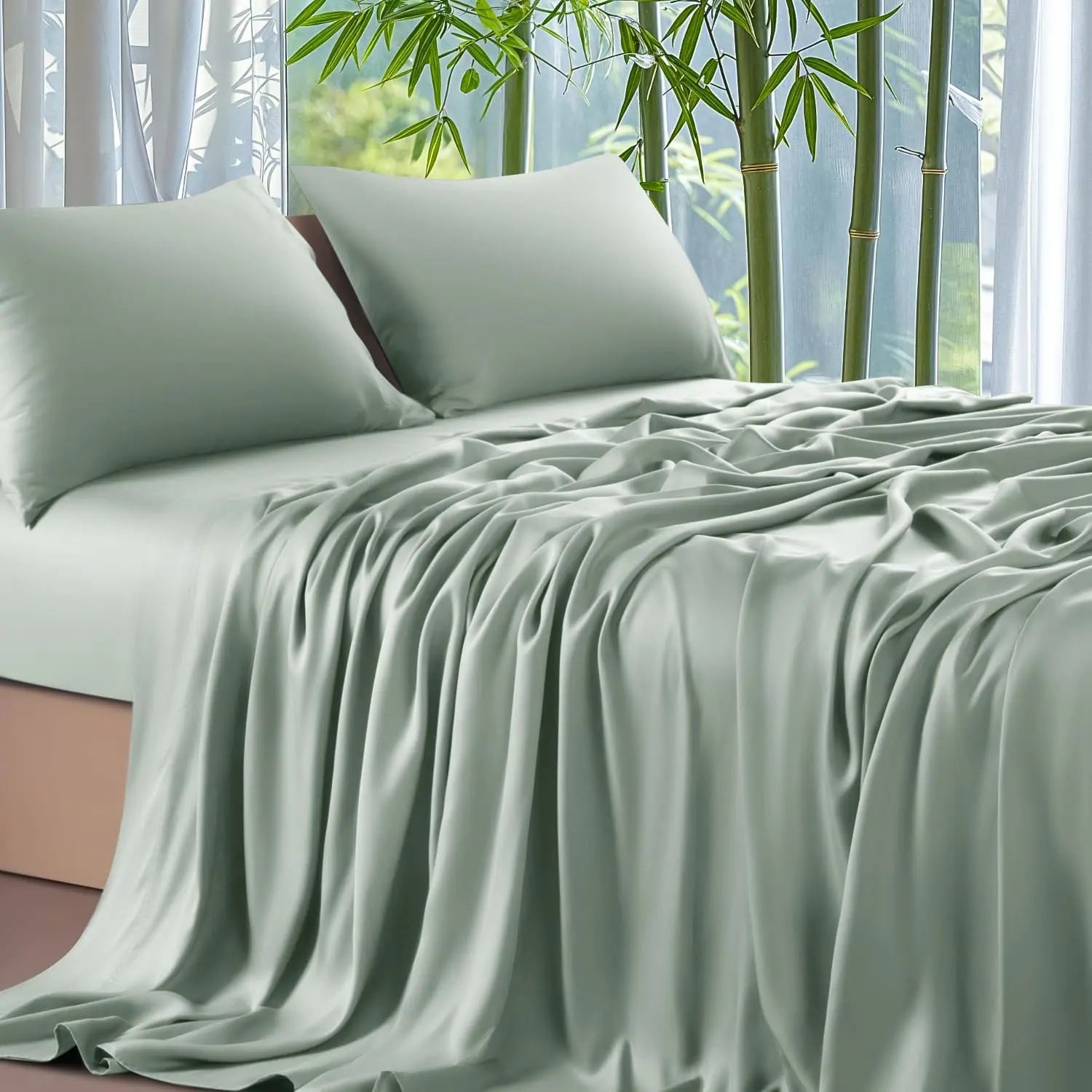 100% Bamboo- Sage Green