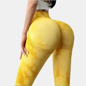 Seamless Bubble Butt Sport Women Fitness Workout Legging