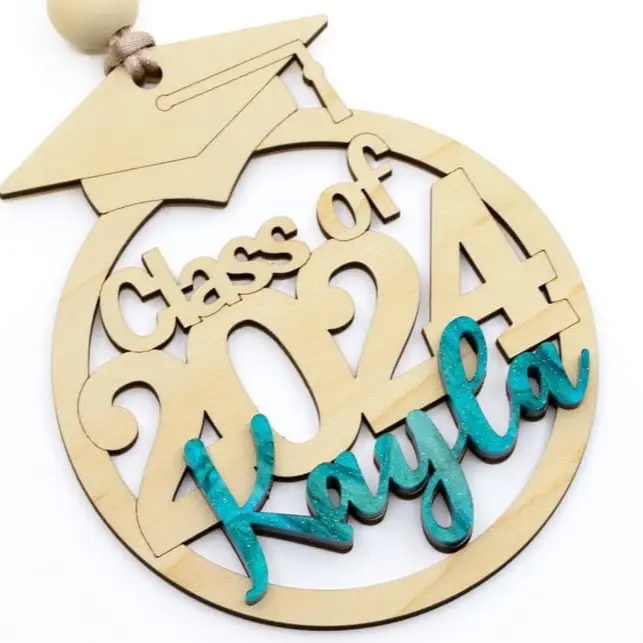 Custom Graduation car dangle car decor 2024 grad