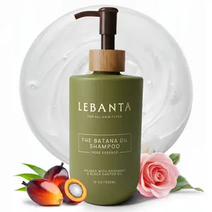 Batana Oil Shampoo for Hair Growth - Color Safe Natural Moisturizing Shampoo for Hair Loss & Thinning with Rosemary Oil - Sulfate Free Organic Hydrating Castor Oil Hair Gifts for Women & Men