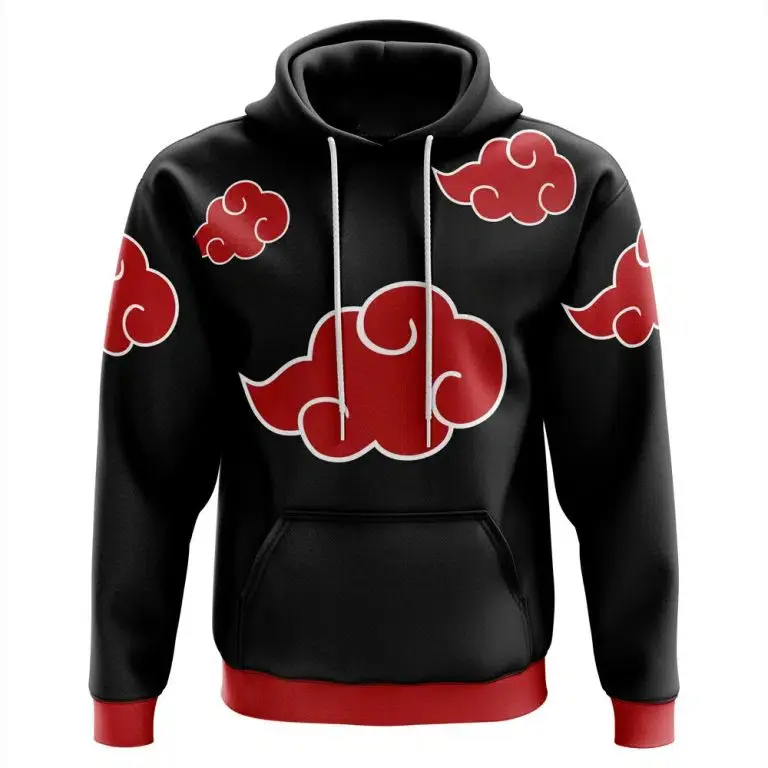 [FREESHIP] Akatsuki Zip Hoodie Jacket, Anime fan zip up hoodie, Perfect for Fall & Winter with Fitted Design, Soft Comfortable Hoodie, Unisex & Adult #anime #hoodie #jacket #menwear #sweatshirt