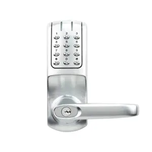 KeyInCode KIC5210 PIN Code-Only Keyless Electronic Door Lock, Grade 2 Electronic Keypad Lever Lock for Door Security, Door Security Lock