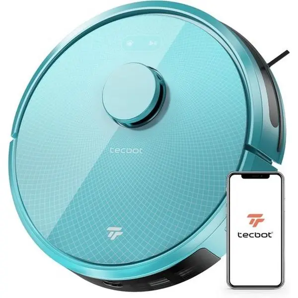 Tecbot S3 Pro Robot Vacuum Cleaner with Laser Navigation & App Control for Smart Home Cleaning Tecbot S3 Pro Robot Vacuum Cleaner with Laser Navigation & App Control for Smart Home Cleaning