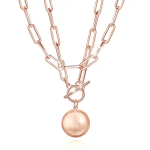 Harmony Ball Llamadores de Ángeles, Pregnancy Bola Angel Necklace for Moms, Perfect Baby Gift for Birthday, 45" & 30" Chains Luxury Jewelry