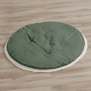 Sweet Jojo Designs Dark Green Boho Boy Girl Gender Neutral Baby Play Mat Tummy Time Activity Infant Playmat Playpen Tent Teepee Floor Sage Modern Bohemian Farmhouse Southwest Shabby Chic Diamond Tuft