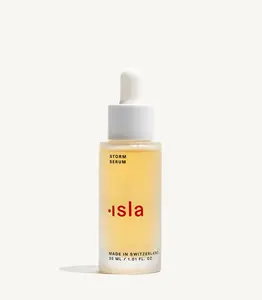 Isla Beauty Storm Serum | Replenishing & Calming Formula for Skin Aging, Hydration, and Redness Relief - 30ml Made in Switzerland