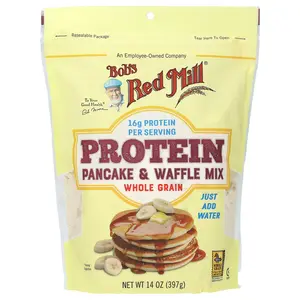 Bob's Red Mill Protein Pancake & Waffle Mix, Whole Grain, 14 oz (397 g)