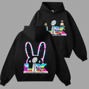 BBunie Halftime Show 2 SidesTee Sweatshirt Hoodie, Bowl Tees, Halftime Football 2026 Concert Crewneck, BBunny Hoodie, BBunnie Merch, S Bowl 2026, Concert Sport Football Fashion Gift Fans Men Women