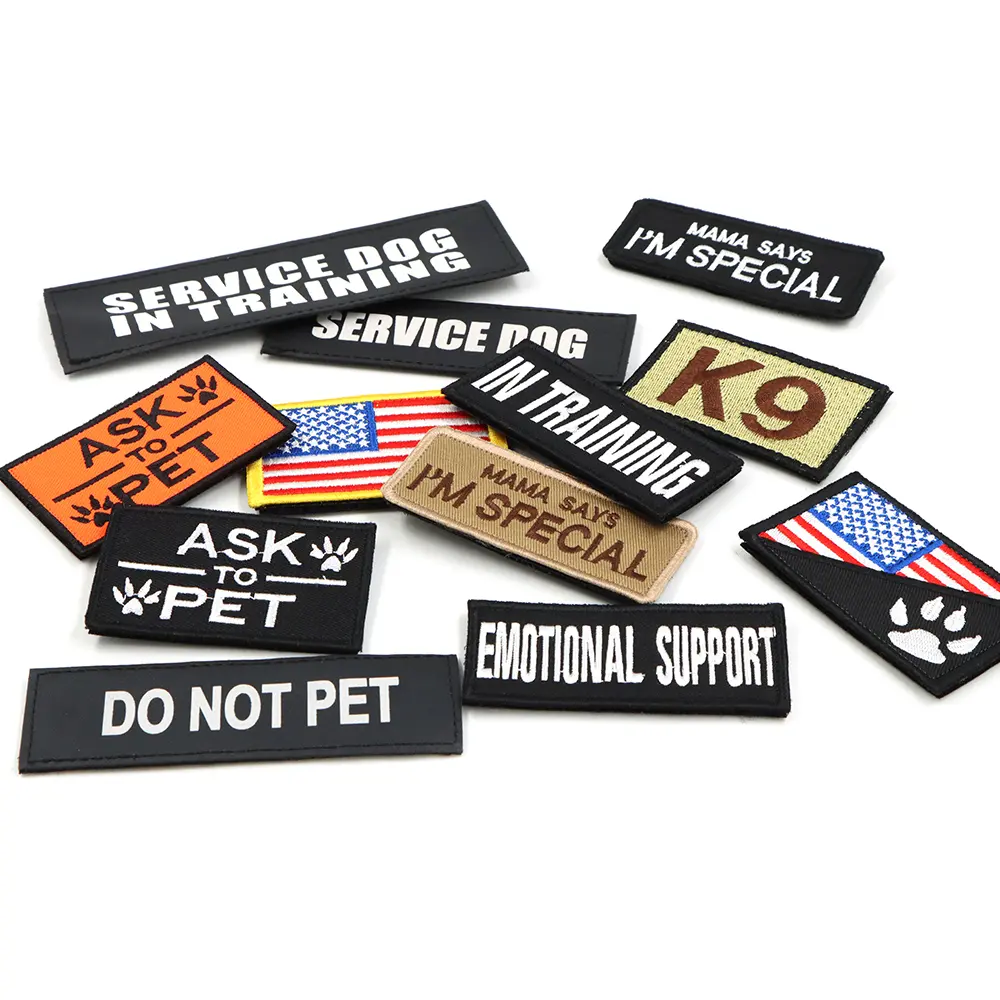 12 Pieces Tactical Patch Bundle For Dog Vest Harness #SummerWins #DealsForYouDays Collar Personalized Patches Tags Sticker Label