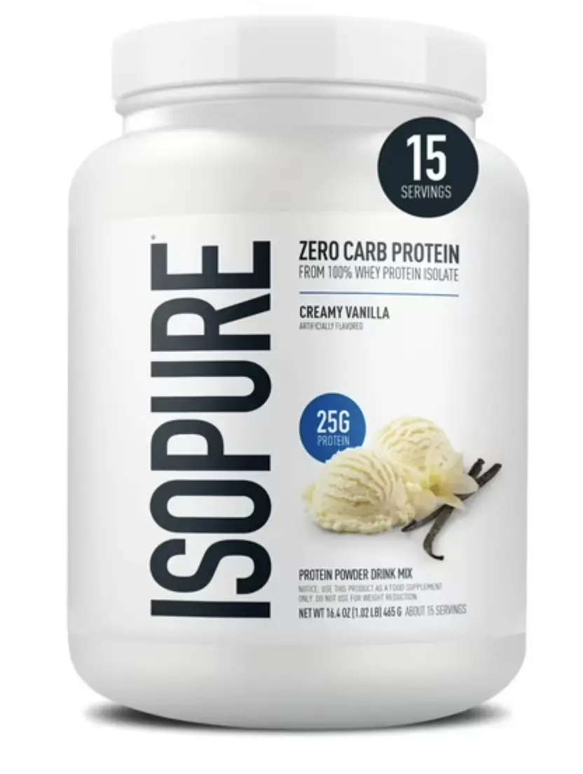 Isopure Zero Carb 100% Whey Protein Isolate Vanilla Protein Powder