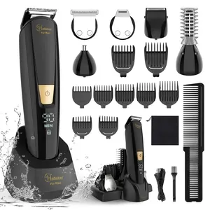 6 in 1 Electric Body Hair Trimmer, Hair Trimmer Kit Hair Clipper for Men, Waterproof Beard Trimmer Electric Shaver, Men's Hair Removal Tool, Gift for Boyfriend