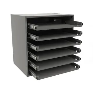 6 Drawer Bearing Slide Metal Storage Rack Cabinet