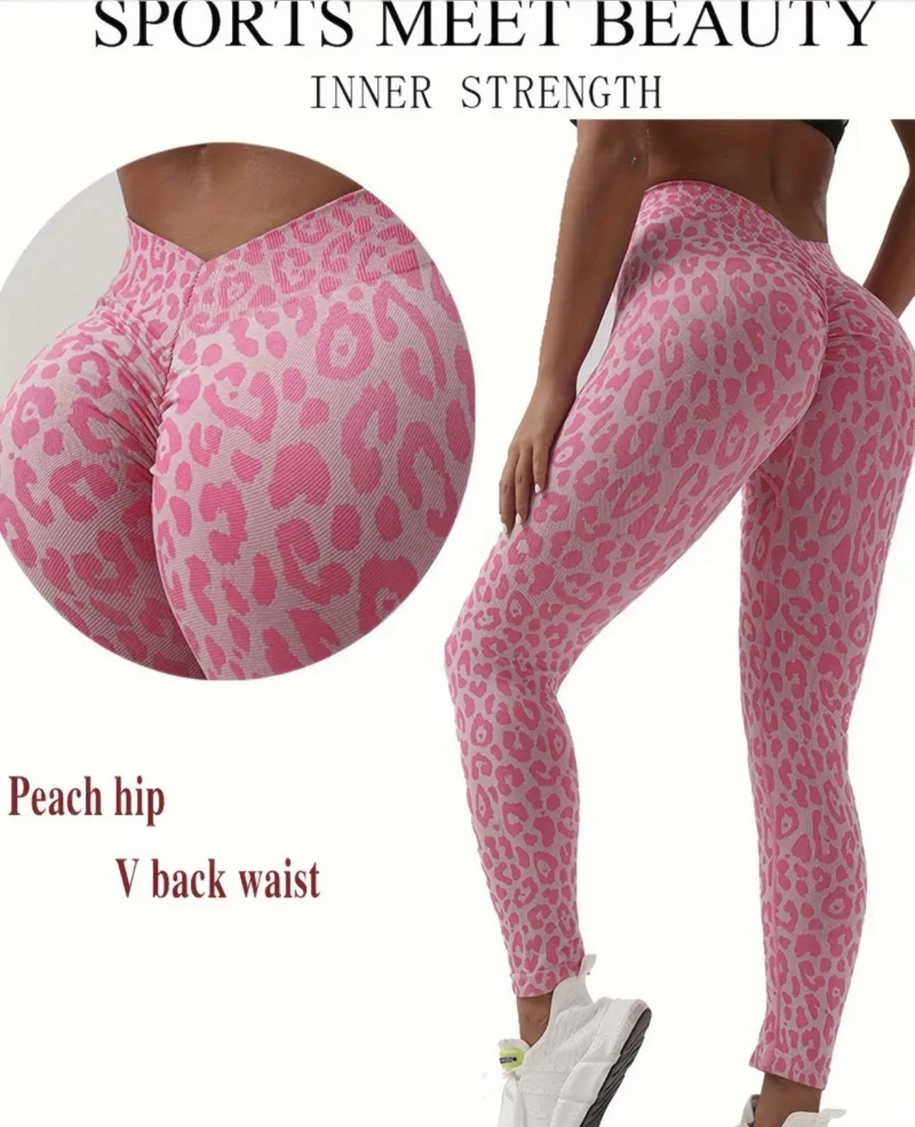 Women's Leopard Print High Waisted Yoga Pants for Butt Lifting and Tummy Control Womenwear