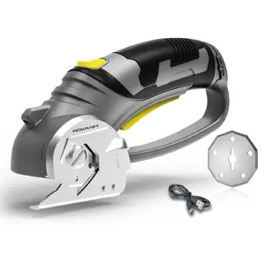 4V Cordless Rechargeable Electric Scissor, Box Cutter, Fabric Scissor, Rotary Cutter for Cardboard Carpet Leather Plastic, DIY creation