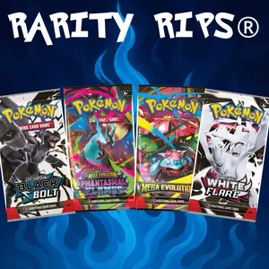 RR Pokemon TCG Mega Evolution / B&W Rarity Rips Booster Packs