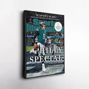 [Unframed] The Philly Special Super Bowl LII 2018 Philadelphia Eagles NFL Football Iconic Sports Decor