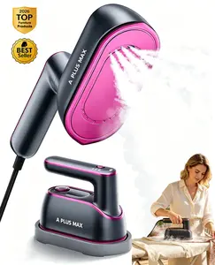 A PLUS MAX 2-in-1 Steam Iron & Clothes Steamer - Handheld Portable Garment Wrinkle Remover, Fast Heat-Up, 150ml Water Tank - Lightweight for Home, Travel#Summervibes