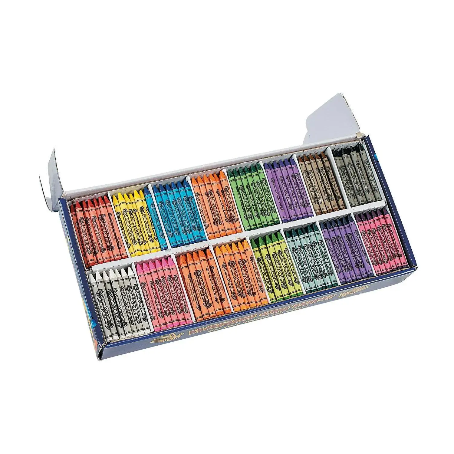 Crayon Classpack with 16 Colors Per Pack, 3 1/2", Bulk 800 Pcs
