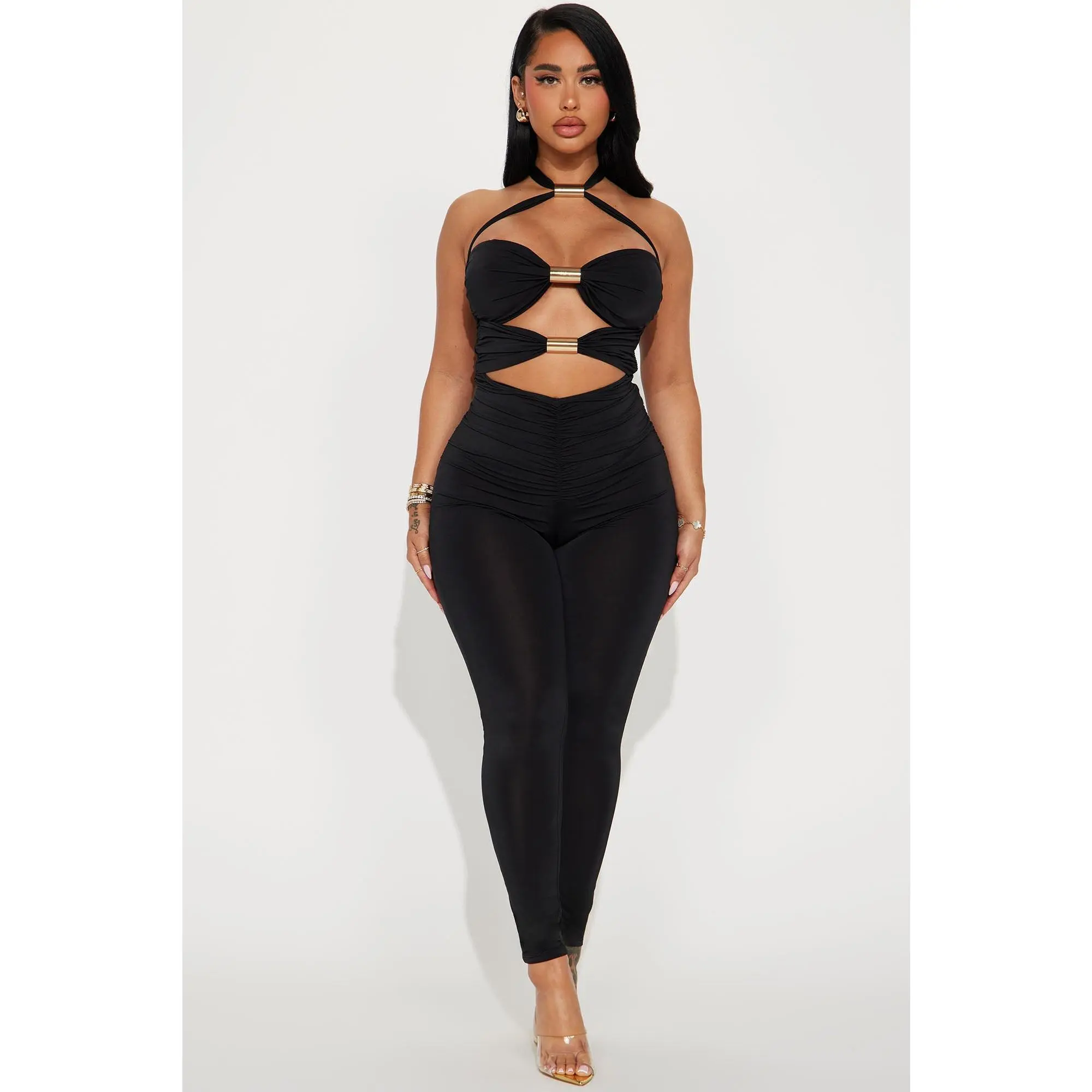 Think It Over Jumpsuit - Black