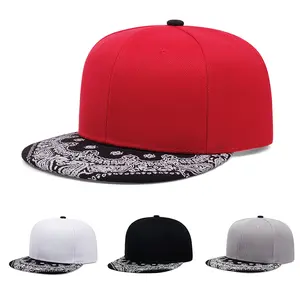 Solid Color Baseball Cap Snapback Men And Women Hip Hop Cap Flat Brim Hat Sun Visor Cap For Man