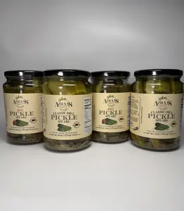 Azraas Kitchen Family Pack - 2 24oz Classic Dill Pickle Spears - 2 24oz Hot Pickle Spears  **Feed the Family - 4 jars for the price of 3**