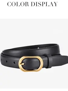 New Women's Slimming Belt, PU Leather Buckle, Elegant Accessory for Pants and Long Pants, Casual Wedding Party Daily Wear