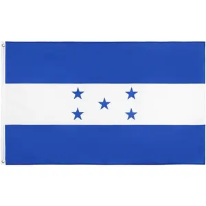 Honduras Flag 3x5Fts - Honduran Flags With Brass Grommets 3 X 5 Ft