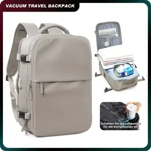 Kibachev 2025 Travel Backpack for Women Men Large Capacity, Airport Approved Travel Laptop Backpack, Personal item Carry On Airback Backpack, vacuum backpack Outdoorfun