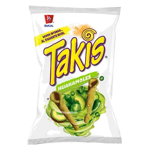 Takis Huakamoles de Barcel 5 bags of 65 grams each Snack Spicy Crispy
