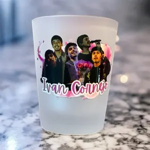 Frosted Ivan Cornejo Shot Glass 1.5 oz