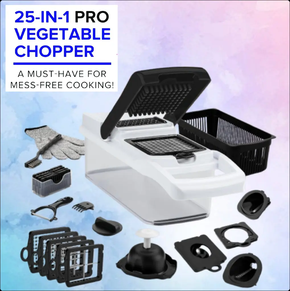 Vegetable  Chopper   26 in 1 Mandolin Vegetable Slicer , Cutter  hole  kitchen machine Utensils Multi-Function Vegetable salad chopper Cheese Grater