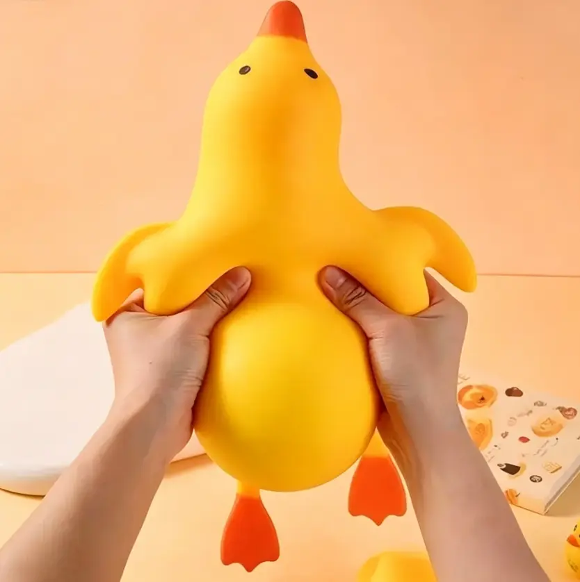 Squishy Antistress Duck Fidgets Toys Cute Goose Animals Vent Toys for Kids Adults Decompression Stretch Toys Friends Best Gift