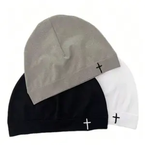 New Cross Stitch Embroidery Baker Boy Hat, Adjustable High-Quality Elastic Design, Unisex Casual Style, Perfect Travel Companion