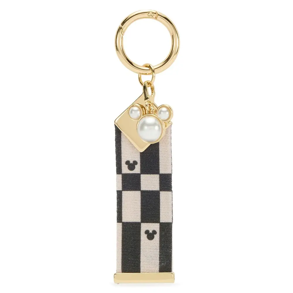 Disney Store Mickey Mouse Icon Checkered Bag Charm