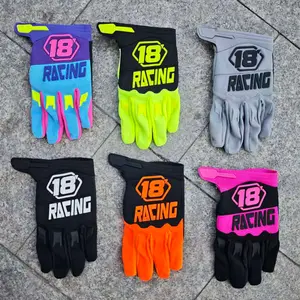 Men's and women's cycling gloves, touch screen compatible, ergonomic design, durable and comfortable, high visibility colors, Easy Grip Glove, 1 pair set, enhance grip, motorcycle, dirt bike, outdoor riding gloves