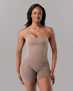 Halter Push Tank - Mocha