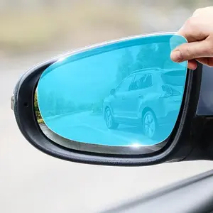 Rainproof Rear View Mirror Films - Set of 4 for Enhanced Visibility in Low Light Conditions