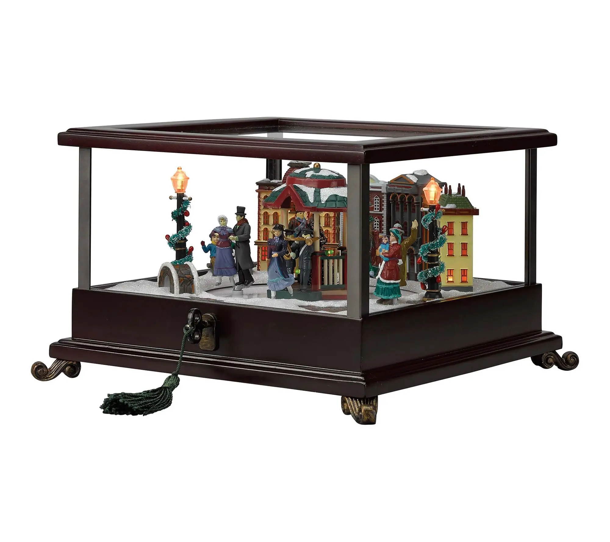 Mr. Christmas Holiday Music Box - Skaters Mr. Christmas Holiday Music Box - Skaters
