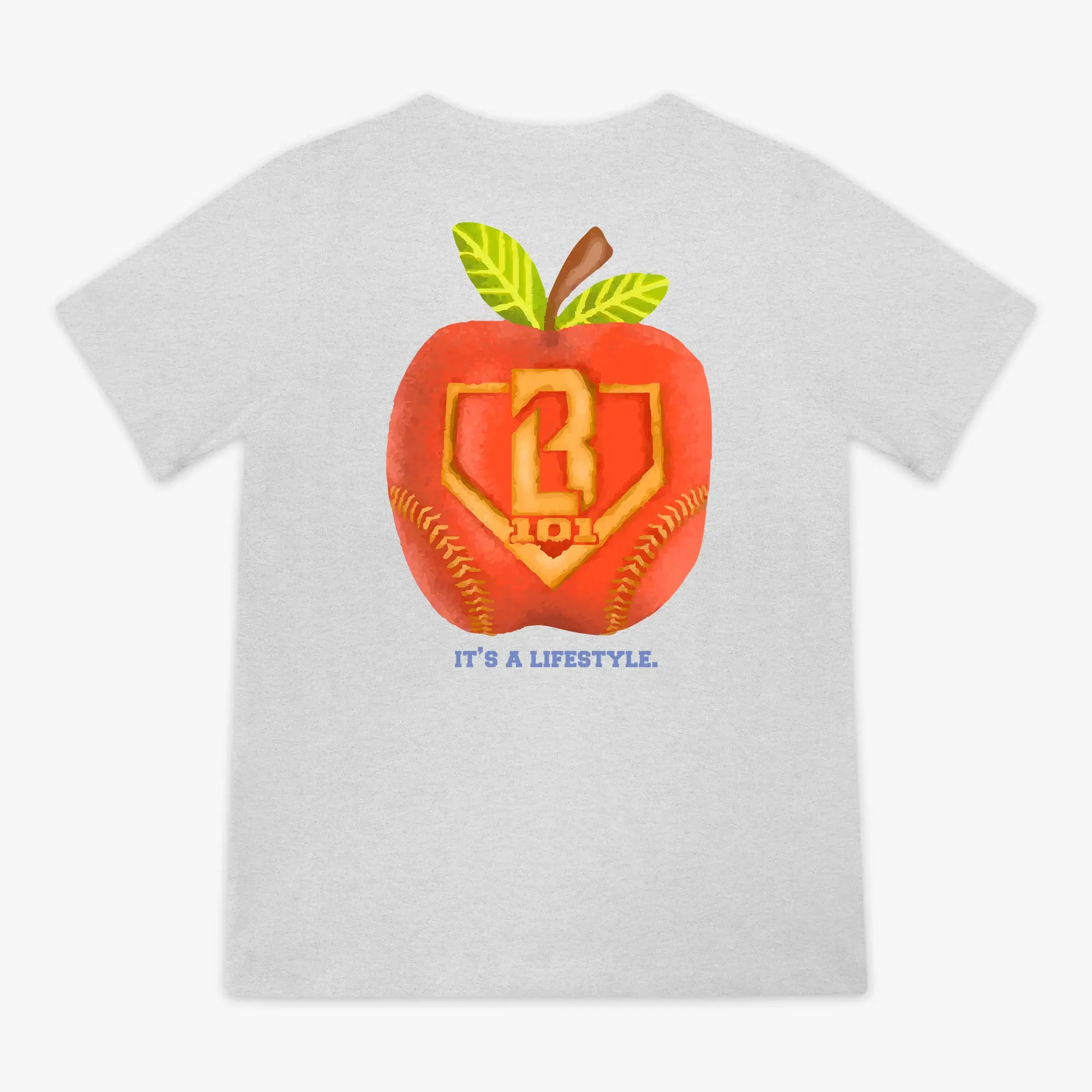 BL101 First Day Fresh Youth Gray Baseball Tee – Back to School for Youth & Adults