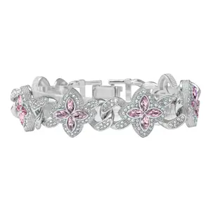 Men's 20mm Clover Link Bracelet – Gold/Silver/Rose Gold Plating
