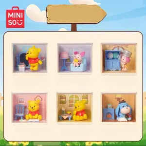 Disney Winnie-the-Pooh Home Moments Collection Figure Surprise Box - Cute Decorative Figurines! Captures Cozy Home-Themed Scenes of Pooh. Perfect for Winnie-the-Pooh Fans & Collectors. Summer Vibes