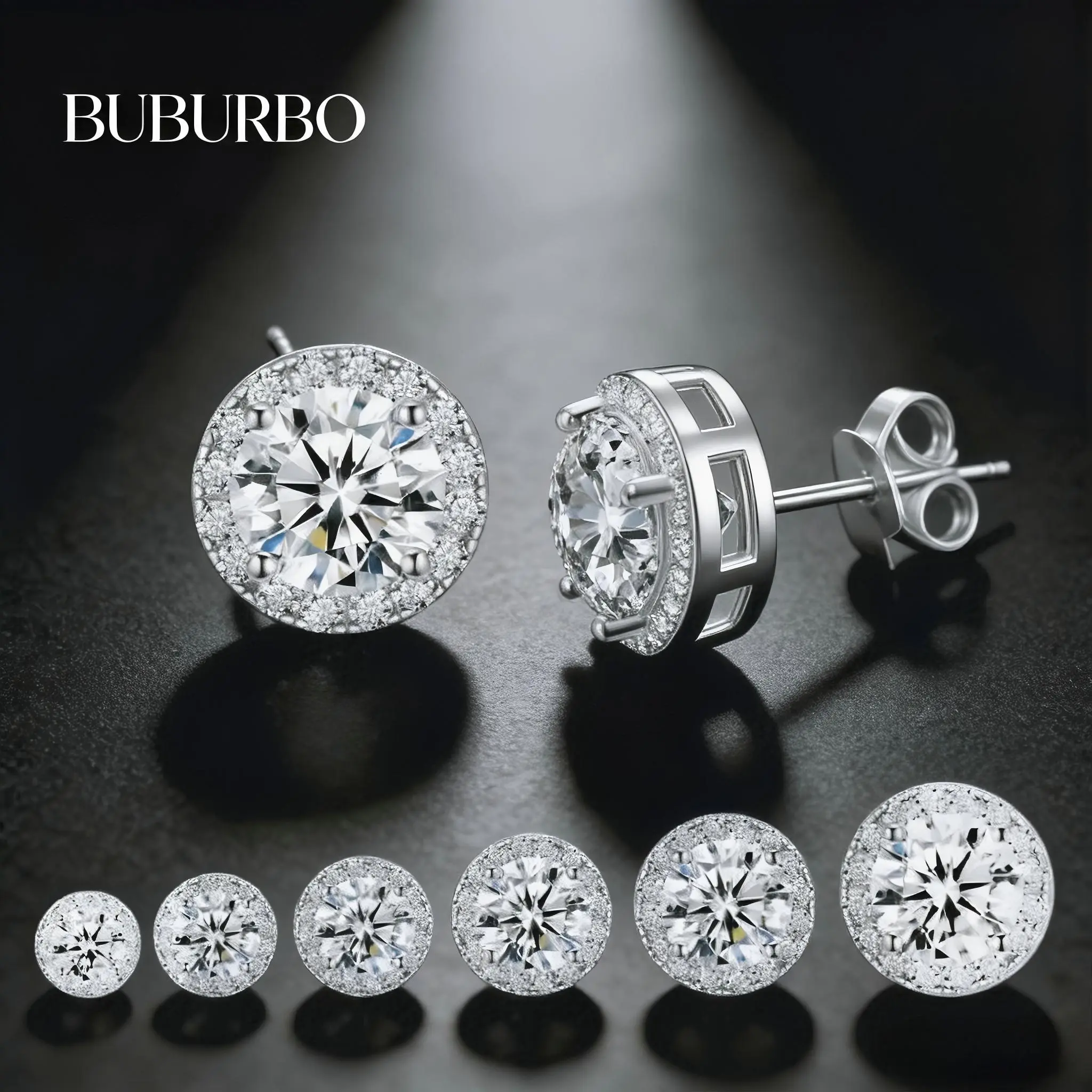 2026 Trend S925 Silver Soft-Needle Studs | New Arrivals Zircon/Moissanite Style Men’s Jewelry | W/ Authenticity Certificate | For Hip Hop Lovers/Daily Wear Guys/Young Adults/Office Males High Quality Earrings Lightweight Earring
