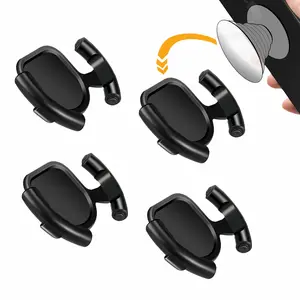 Car Socket Mount for Cellphone, Car Phone Holder Stand for Collapsible Grip/Mount with Sticky Adhesive, Phone Accessories for Car Dashboard Home Desk Wall, Car Accessory, Phone Suction Mount