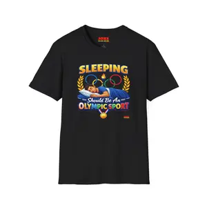 T-Shirt — "Sleeping Should Be An Olympic Sport" Funny Sleep Lover Tee