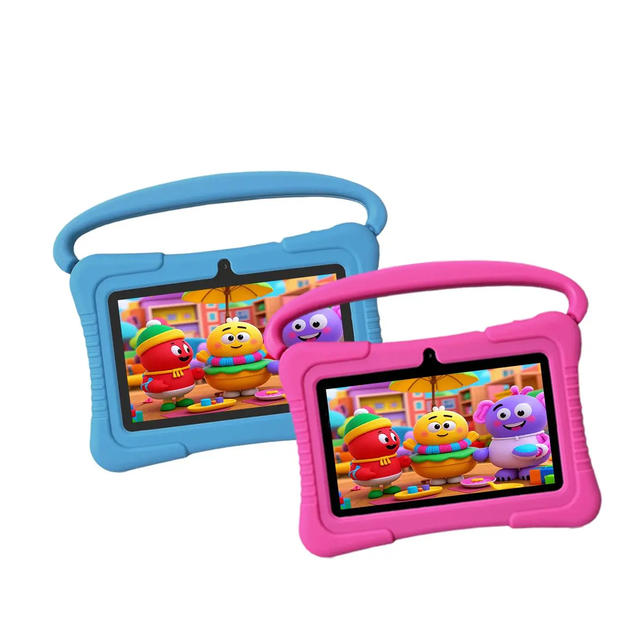 7 Inch Android Tablet, Parental Control Tablet, Touchscreen Tablet, Educational Learning Tablet, Shockproof Tablet for Kids, Birthday Gift, Learning Entertainment Tablet