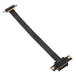 PCIE X1 Riser Cable Dual 90 Degree Right Angle PCIe 3.0 X1 to X1 Extension Cable 8Gbps PCI Express 1X Riser Card 20cm