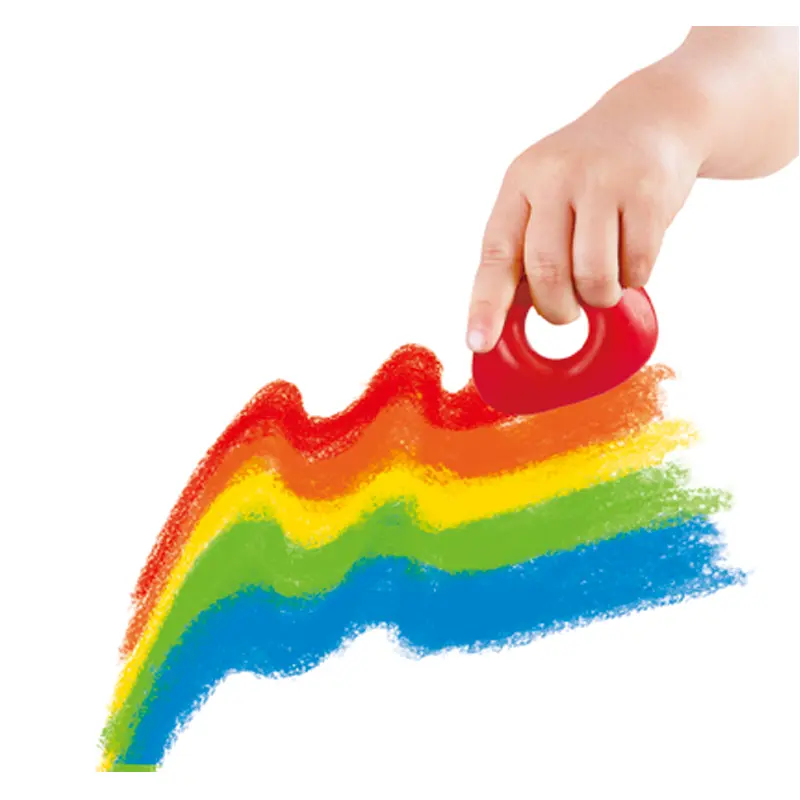 Hape Easy Grip Coloring Crayons - Washable Easel Accessories for Young Kids